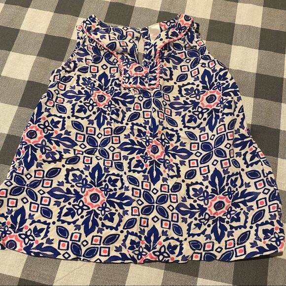 Cherokee Girls Sleeveless Top Size 18 Months Brightly Colored White Blue Pink - Picture 1 of 9